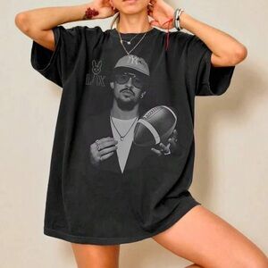Bad Bunny Super Bowl memorabilia 2026 football women’s & men’s Shirt